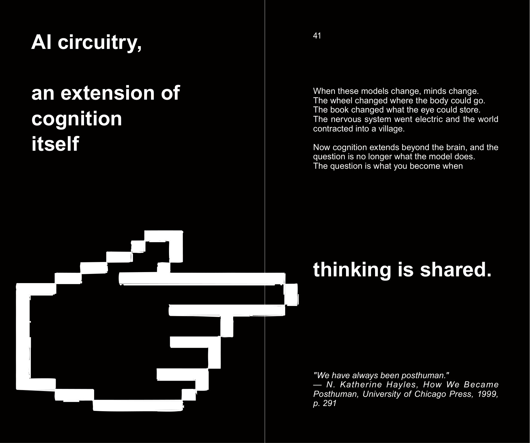 Spread 25 — AI circuitry, an extension of cognition itself